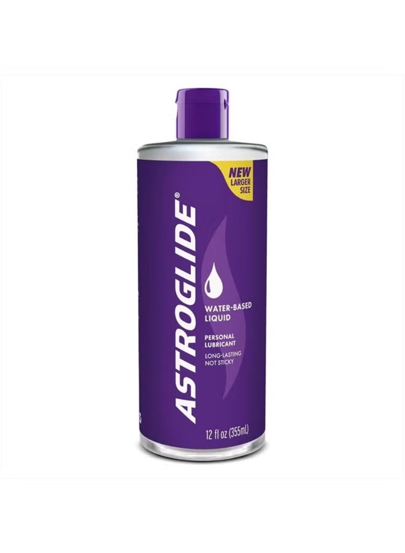 زيت تشحيم شخصي سائل (12 أونصة)، قائم على الماء للرجال، النساء، الأزواج